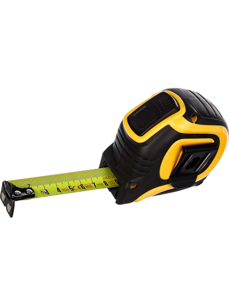 Измерительная рулетка с нейлоновым ярким покрытием и магнитным зацепом 7.5x27мм Inforce 06-11-49