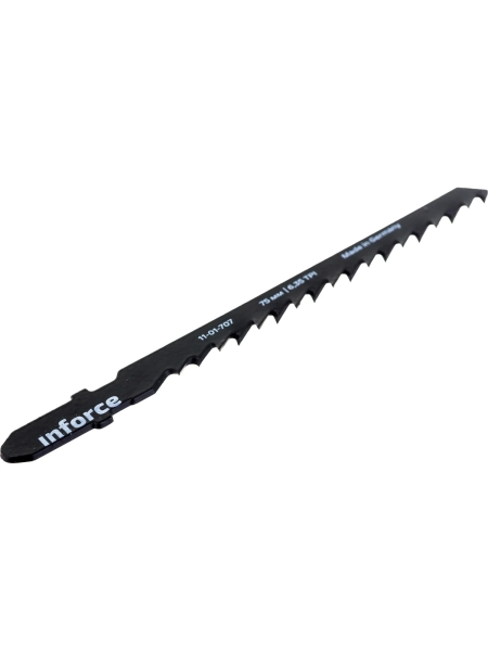 Пилки по дереву 5 шт, 75 мм для лобзика Inforce 11-01-707