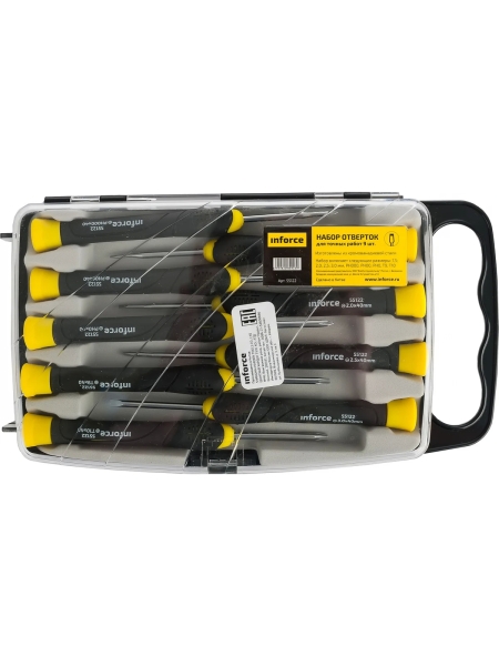 Набор отверток для точных работ Inforce 9шт 55122