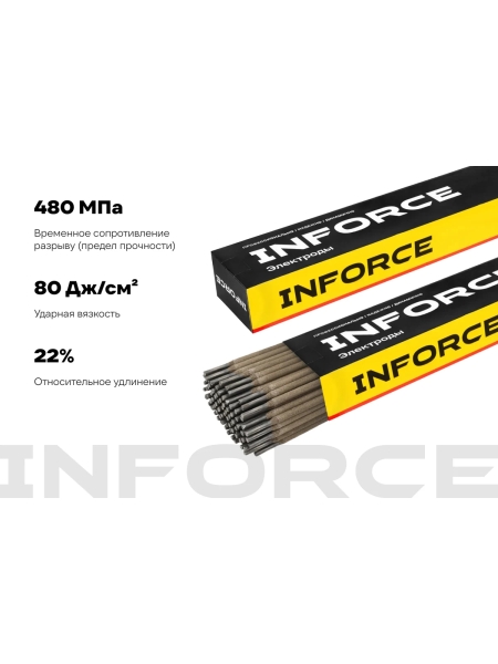 Электроды ОЗС-12 (4 мм, 5 кг; НАКС) Inforce IWET-4050O-12
