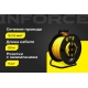 Силовой удлинитель на катушке Inforce 4 гнезда, с/з ПВС 3х1,5 16A 50м IP44 GRANITE ZG 09-15-06