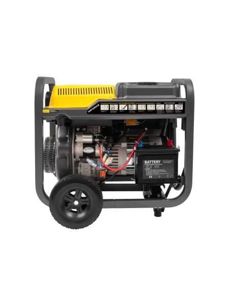 Дизельный трехфазный генератор Inforce (6 кВт; эл.стартер; колёса и ручки; подогрев) IDGL 6000-3