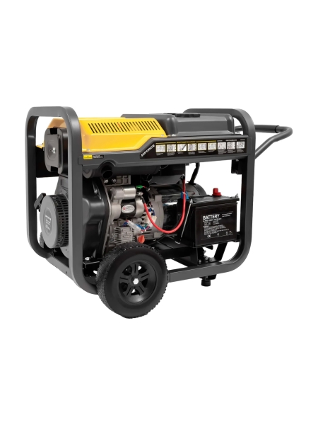 Дизельный трехфазный генератор Inforce (6 кВт; эл.стартер; колёса и ручки; подогрев) IDGL 6000-3