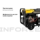 Дизельный трехфазный генератор Inforce (6 кВт; эл.стартер; колёса и ручки; подогрев) IDGL 6000-3