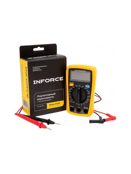 Портативный мультиметр Inforce с тестом батареек 01-05-04