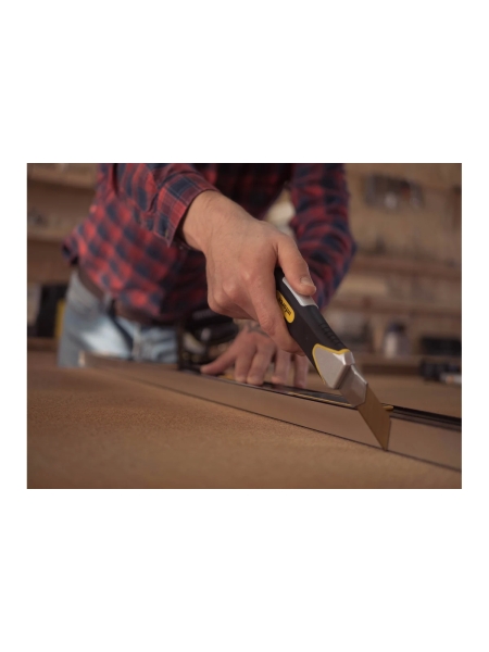 Строительный нож Inforce 25 мм в металлическом корпусе с винтовым зажимом 06-02-13