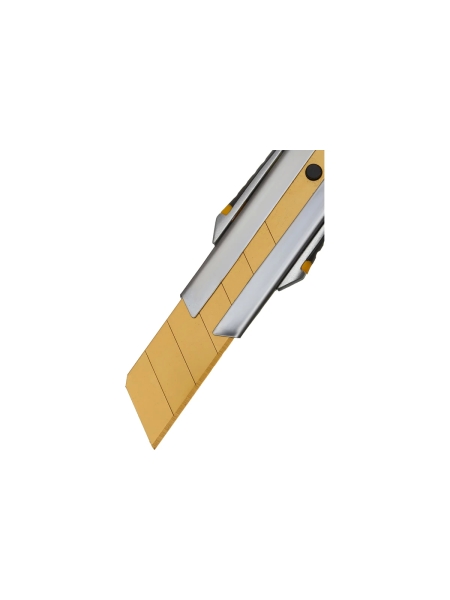 Строительный нож Inforce 25 мм в металлическом корпусе с винтовым зажимом 06-02-13