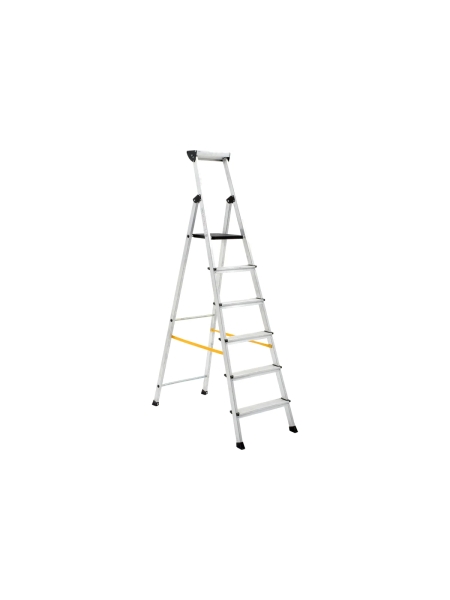 Алюминиевая стремянка с алюминиевым лотком Inforce 6 ступеней СП-01-06