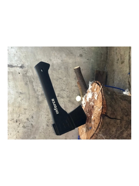 Универсальный топор с точилкой в кофре Inforce 440 г, 230 мм 06-12-23