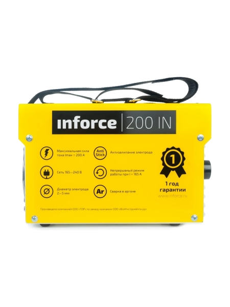 Сварочный инвертор + провода Inforce 200