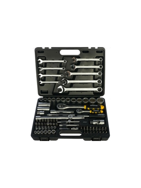 Набор торцевых головок и комбинированных ключей Inforce PROFline 82 предмета 06-01-09