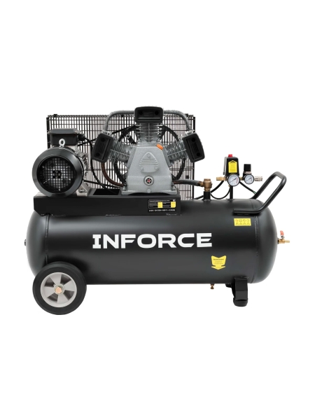 Ременной компрессор Inforce (100 л; 10 бар; 580 л/мин) IBCW-100L-3P/580