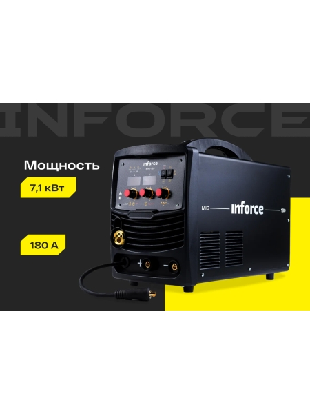 Сварочный полуавтомат-инвертор Inforce (180 A; EURO; ПВ 75%) MIG-180 04-08-02