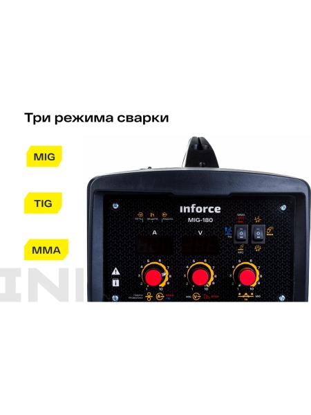 Сварочный полуавтомат-инвертор Inforce (180 A; EURO; ПВ 75%) MIG-180 04-08-02