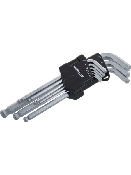 Набор инструментов Inforce 136 предметов 1/2 дюйма и 1/4 дюйма, Сталь Cr-V, Профессиональный, 06-07-17