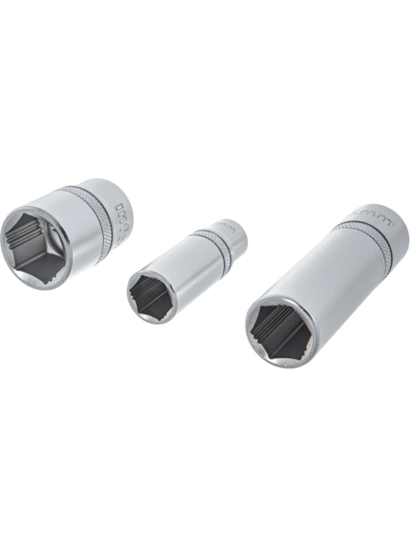 Набор инструментов Inforce 136 предметов 1/2 дюйма и 1/4 дюйма, Сталь Cr-V, Профессиональный, 06-07-17