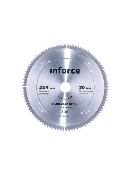 Диск пильный по алюминию (254х30 мм; 96Z) Inforce 11-01-615