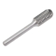 Бор-фреза форма С /цилиндр со сферическим концом/ DC 12х25/70 хв. 6 мм Inforce 10-01-428