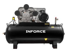 Ременной компрессор Inforce (270 л; 10 бар; 950 л/мин; влагоотделитель) IBCW-270L-3P/950