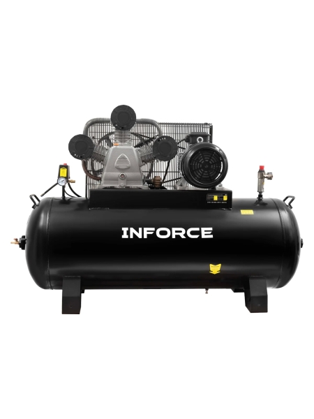 Ременной компрессор Inforce (270 л; 10 бар; 950 л/мин; влагоотделитель) IBCW-270L-3P/950