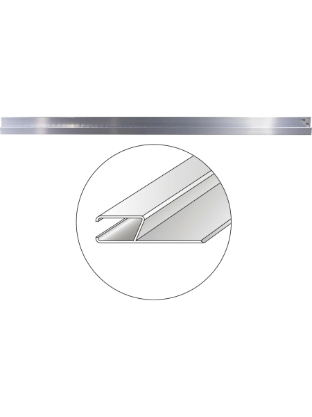 Алюминиевое правило, h-образный профиль 3.0м Inforce 07-02-0005