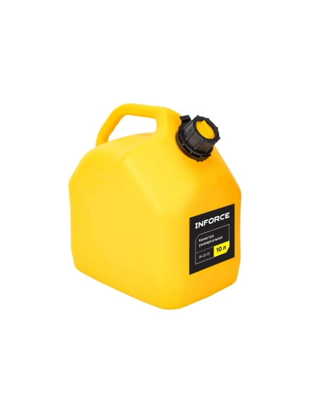 Канистра универсальная 10 л, желтая Inforce IN-02-02
