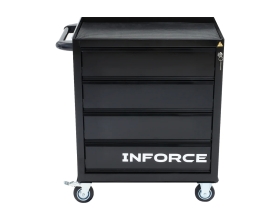 Инструментальная тележка Inforce 4 ящика, габариты без упаковки 745х465х825мм, 06-01-18