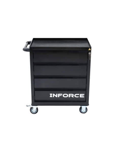 Инструментальная тележка Inforce 4 ящика, габариты без упаковки 745х465х825мм, 06-01-18