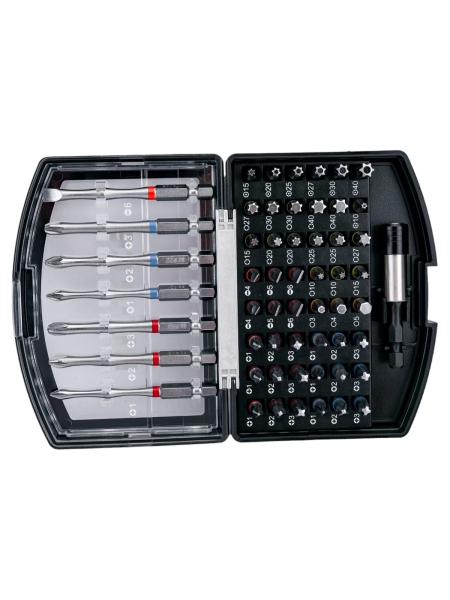 Набор бит с держателем 56 предметов Inforce 11-01-288