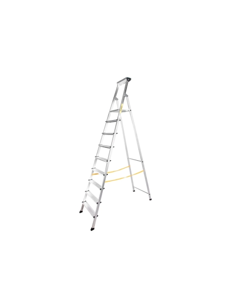 Алюминиевая стремянка с алюминиевым лотком Inforce 9 ступеней СП-01-09