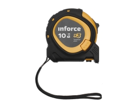 Рулетка Inforce с тройным стопом, 10х25 06-11-78