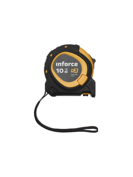 Рулетка Inforce с тройным стопом, 10х25 06-11-78