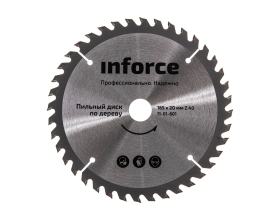Диск пильный по дереву (165х20х1,4 мм; 40Z) Inforce 11-01-601