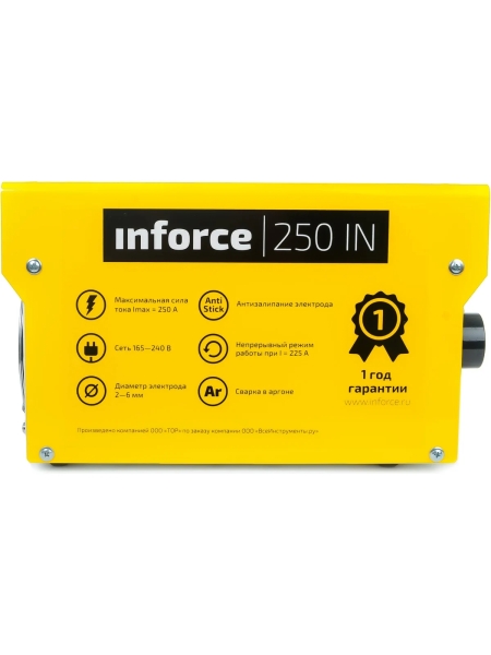 Сварочный инвертор + провода Inforce 250