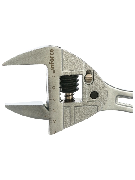 Разводной ключ с трещоткой 200х50 мм Inforce 06-05-87