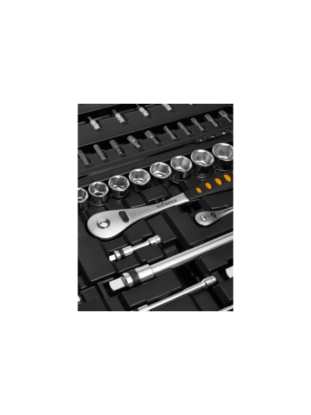 Набор инструментов Inforce 108 предметов 1/2", 1/4", Сталь Cr-V, Профессиональный, 06-07-12