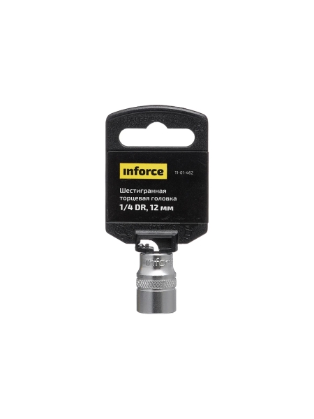 Головка торцевая шестигранная (12 мм; 1/4DR) Inforce 11-01-462