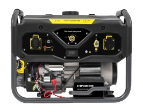 Бензиновый генератор Inforce (3 кВт; эл.стартер; медная обмотка; с АКБ) GL 3000E