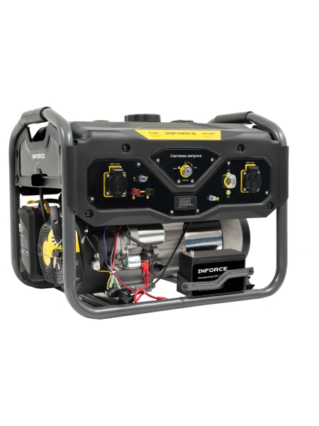 Бензиновый генератор Inforce (3 кВт; эл.стартер; медная обмотка; с АКБ) GL 3000E