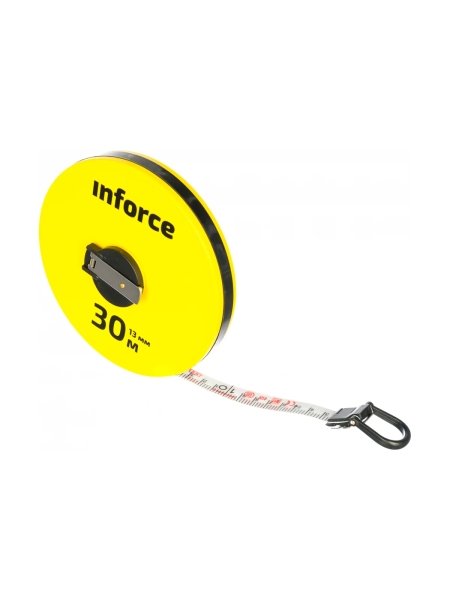 Геодезическая рулетка 30м х 13мм Inforce 06-11-31