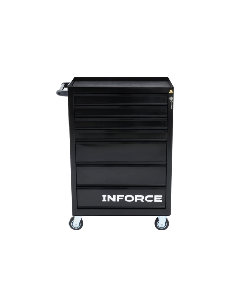 Инструментальная тележка Inforce 7 ящиков, габариты без упаковки 755х465х935мм, 07-01-18