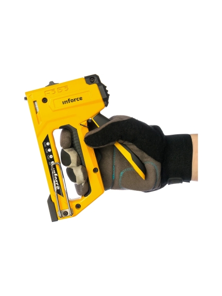 Профессиональный степлер с регулировкой удара 4 в 1 Inforce 06-09-43