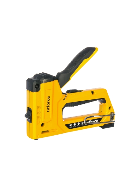 Профессиональный степлер с регулировкой удара 4 в 1 Inforce 06-09-43
