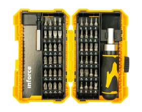 Набор бит для точных работ с держателем (49 предметов) Inforce 06-09-39