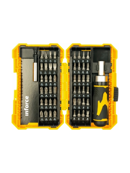 Набор бит для точных работ с держателем (49 предметов) Inforce 06-09-39