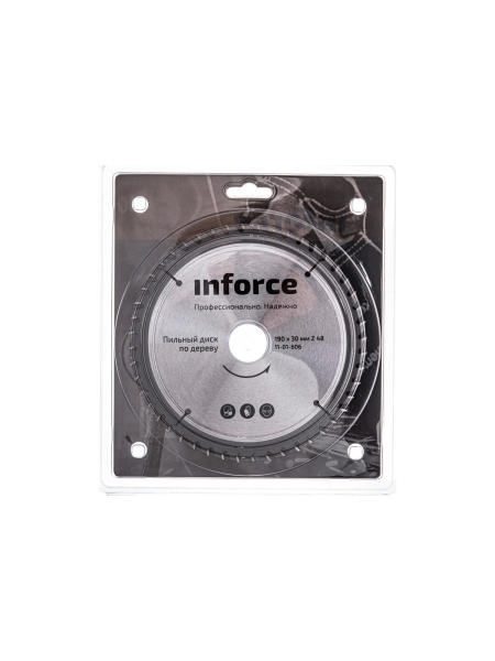 Диск пильный по дереву (190х1.4x30 мм; 48Z) Inforce 11-01-606