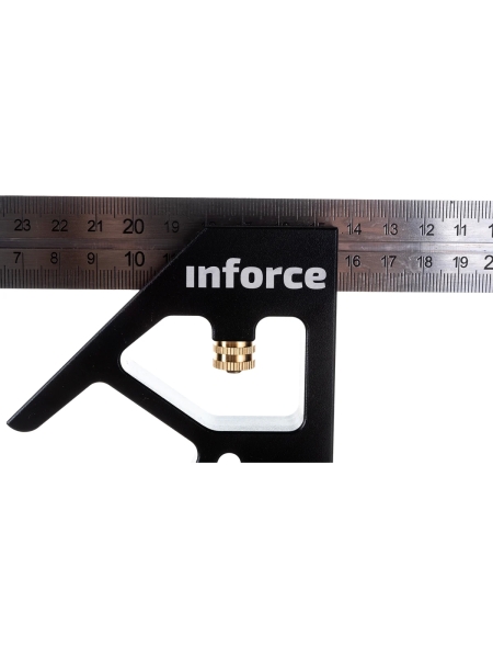 Угольник с уровнем 300 мм Inforce 06-11-67