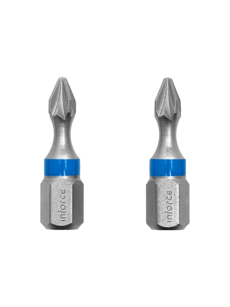 Бита (2 шт; PZ1; 25 мм) для шуруповерта Inforce 11-01-388