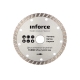 Диск алмазный отрезной TURBO (125x22.2х2 мм) Inforce 11-01-140