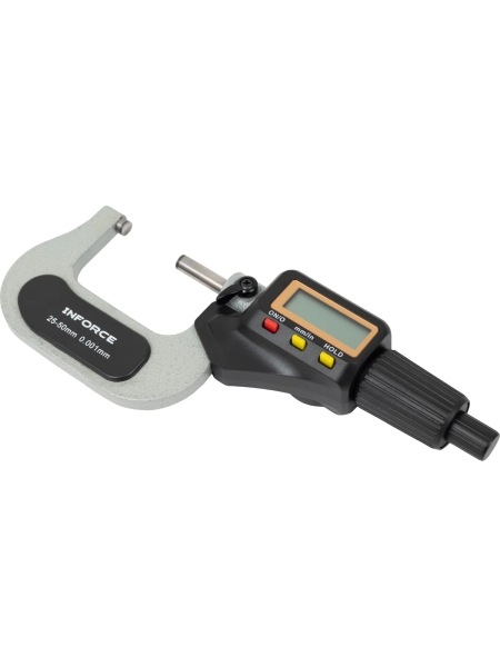 Цифровой микрометр Inforce 25-50мм/1-2"*0.001мм/0.00005" 06-11-45
